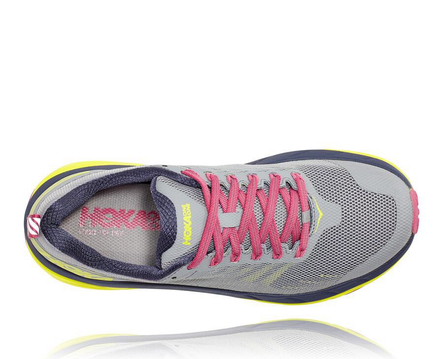 Hoka One One Womens Trail Shoes - Challenger ATR 5 - Grey - WDQM32481